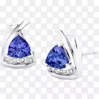 蓝宝石耳环坦赞石钻石宝石购物狂潮-空若网 蓝宝石耳环坦赞石钻石宝石购物狂潮-空若网