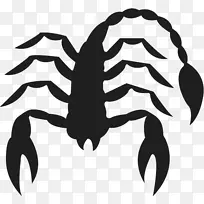 蝎子黑白昆虫翅膀图案-天蝎座图片-空若网 蝎子黑白昆虫翅膀图案-天蝎座图片-空若网
