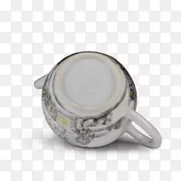 咖啡杯银色盖子茶壶银器-空若网 咖啡杯银色盖子茶壶银器-空若网