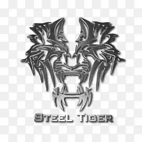 徽标白色字体-老虎3D-空若网 徽标白色字体-老虎3D-空若网