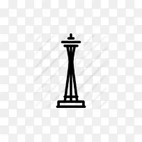 太空针埃菲尔铁塔纪念碑计算机图标地标-埃菲尔铁塔-空若网 太空针埃菲尔铁塔纪念碑计算机图标地标-埃菲尔铁塔-空若网