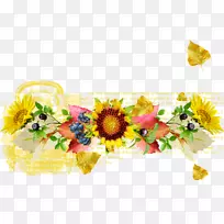 普通向日葵花卉设计切花花束-空若网 普通向日葵花卉设计切花花束-空若网