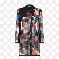 外穿战壕大衣袖衬衫连衣裙-空若网 外穿战壕大衣袖衬衫连衣裙-空若网