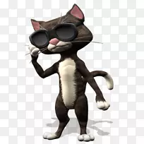 胡须猫鼻子卡通尾猫-空若网 胡须猫鼻子卡通尾猫-空若网