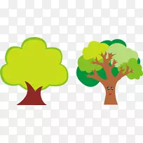 卡通树海报-卡通笑脸-空若网 卡通树海报-卡通笑脸-空若网