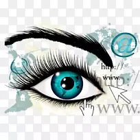 眼睛绘制插图.手绘眼睛材料-空若网 眼睛绘制插图.手绘眼睛材料-空若网