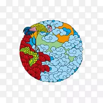 吊车云卡通载体材料-空若网 吊车云卡通载体材料-空若网