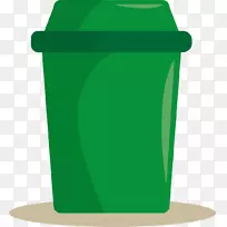 废弃字体-绿色垃圾桶-空若网 废弃字体-绿色垃圾桶-空若网