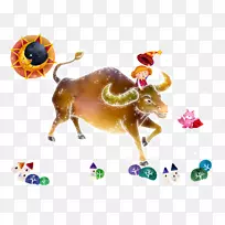 金牛座插图图片-空若网 金牛座插图图片-空若网