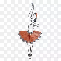 铅笔画艺术创意插画-创意芭蕾-空若网 铅笔画艺术创意插画-创意芭蕾-空若网