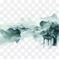 古代美丽水彩插图-空若网 古代美丽水彩插图-空若网