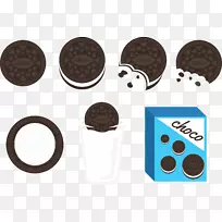 安卓奥利奥剪贴画-奥利奥饼干插图-空若网 安卓奥利奥剪贴画-奥利奥饼干插图-空若网