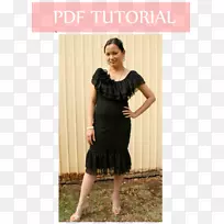 小黑裙腰时尚裙-空若网 小黑裙腰时尚裙-空若网