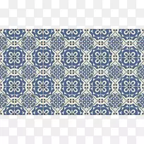 位置垫视觉艺术矩形对称图案-azulejo-空若网 位置垫视觉艺术矩形对称图案-azulejo-空若网