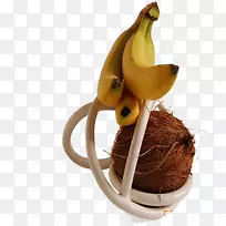 香蕉创意奥格里斯水果香蕉椰子-空若网 香蕉创意奥格里斯水果香蕉椰子-空若网