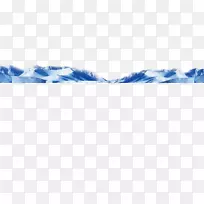 蓝角图案-冰山-空若网 蓝角图案-冰山-空若网