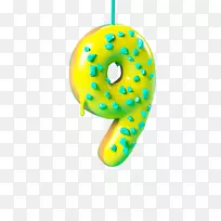 数字数据黄色图标-数字创意卡通甜甜圈-空若网 数字数据黄色图标-数字创意卡通甜甜圈-空若网