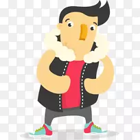 生日剪贴画-酷大力神-空若网 生日剪贴画-酷大力神-空若网