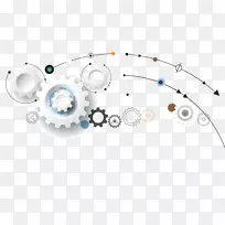 信息技术高科技银齿轮背景材料-空若网 信息技术高科技银齿轮背景材料-空若网