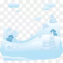 冰雪冬季景观背景-空若网 冰雪冬季景观背景-空若网