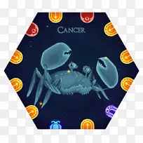 海洋生物字体-星座-空若网 海洋生物字体-星座-空若网