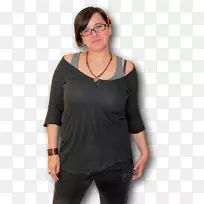 t恤肩黑m袖上衣t恤-空若网 t恤肩黑m袖上衣t恤-空若网