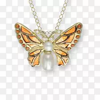 蝴蝶魅力和吊坠项链宝石黄金-蝴蝶-空若网 蝴蝶魅力和吊坠项链宝石黄金-蝴蝶-空若网