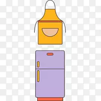 家用电器厨房剪贴画-黄色卡通厨房用具-空若网 家用电器厨房剪贴画-黄色卡通厨房用具-空若网