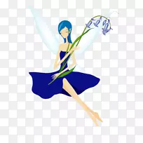 花卉插画-花精灵-空若网 花卉插画-花精灵-空若网