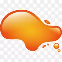 气泡滴橙色-橙色水滴气泡-空若网 气泡滴橙色-橙色水滴气泡-空若网