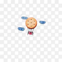 曲奇糖果画m&ms插图-饼干热气球-空若网 曲奇糖果画m&ms插图-饼干热气球-空若网