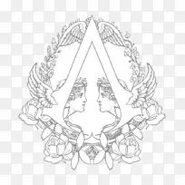 叶线艺术对称素描-叶-空若网 叶线艺术对称素描-叶-空若网