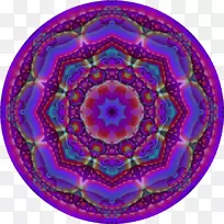 万花筒对称圆有机体图案圆-空若网 万花筒对称圆有机体图案圆-空若网