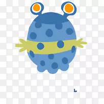昆虫剪贴画.蓝色可爱瓢虫载体-空若网 昆虫剪贴画.蓝色可爱瓢虫载体-空若网