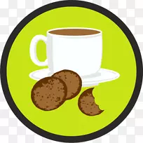 咖啡杯食品夹艺术.空白徽章-空若网 咖啡杯食品夹艺术.空白徽章-空若网