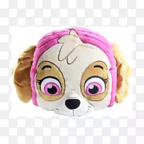 毛绒动物&可爱的玩具鼻子毛绒头巾-爪子巡逻斯凯-空若网 毛绒动物&可爱的玩具鼻子毛绒头巾-爪子巡逻斯凯-空若网