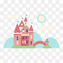 动画剪辑艺术-卡通城堡日出-空若网 动画剪辑艺术-卡通城堡日出-空若网