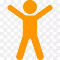 电脑图标跳跃图标设计剪贴画手-空若网 电脑图标跳跃图标设计剪贴画手-空若网