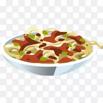 通心粉易于制作一餐食谱剪贴画-面条卡通-空若网 通心粉易于制作一餐食谱剪贴画-面条卡通-空若网