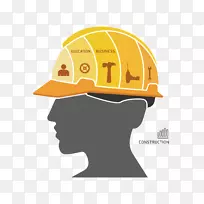 信息图形建筑工程模板标志-头盔-空若网 信息图形建筑工程模板标志-头盔-空若网