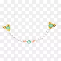 黄色花纹项链-空若网 黄色花纹项链-空若网