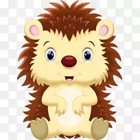 刺猬卡通插图.手绘刺猬-空若网 刺猬卡通插图.手绘刺猬-空若网