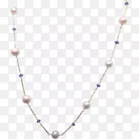 珍珠项链珠身珠宝项链-空若网 珍珠项链珠身珠宝项链-空若网