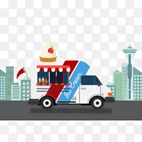 冰淇淋车街食品流动冰淇淋车-空若网 冰淇淋车街食品流动冰淇淋车-空若网