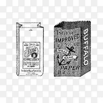 品牌白色字体-纸袋-空若网 品牌白色字体-纸袋-空若网