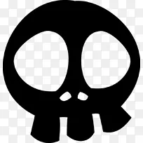 鼻子白色黑色m形剪贴画头骨标志-空若网 鼻子白色黑色m形剪贴画头骨标志-空若网