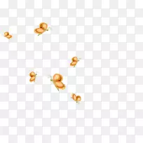 蝴蝶动画-金色蝴蝶-空若网 蝴蝶动画-金色蝴蝶-空若网