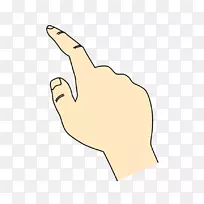 拇指手指图标.手绘手指方向材料-空若网 拇指手指图标.手绘手指方向材料-空若网