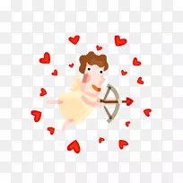 丘比特婚礼卡通载体材料-空若网 丘比特婚礼卡通载体材料-空若网