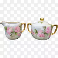 壶,咖啡杯,茶托,瓷杯,杯子-空若网 壶,咖啡杯,茶托,瓷杯,杯子-空若网